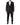 Dolce & Gabbana Dark Gray Wool Single Breasted 2 Piece Suit
