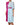 Dolce & Gabbana Fuchsia Light Blue Silk Two Tone Midi Dress