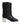 Dolce & Gabbana Black Padded Mid Calf Logo Heel Boots Shoes