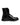 Dolce & Gabbana Black Leather Lace Up Mid Calf Boots Shoes