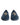 Dolce & Gabbana Blue Velvet DG Logo Loafers Formal Shoes