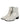 Dolce & Gabbana White Strass DG Logo Heels Ankle Boots Shoes