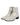 Dolce & Gabbana White Strass DG Logo Heels Ankle Boots Shoes