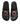 Dolce & Gabbana Black Rubber Sacred Heart Slides Men Beachwear Shoes
