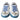 Dolce & Gabbana Blue White Printed Portofino Melt Sneakers