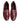 Dolce & Gabbana Burgundy Leather Formal Slip On Shoes