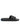 Dolce & Gabbana Black Leather Slides Flats Beachwear Shoes