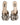 Dolce & Gabbana Multicolor Keira Bow Leather Peep Toe Mules Shoes