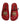 Dolce & Gabbana Red Devotion Matelassé Leather Slides Shoes
