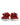 Dolce & Gabbana Red White KEIRA Flower Leather Sandals Shoes
