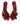Dolce & Gabbana Red White KEIRA Flower Leather Sandals Shoes