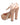 Dolce & Gabbana Pink Block Heels Ankle Strap Sandals Shoes