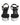 Dolce & Gabbana Black Crystal Ankle Strap Keira Sandal Shoes