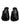 Dolce & Gabbana Black Keira Baroque High Heel Sandals Shoes