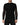Dolce & Gabbana Black Linen Mesh Tattered Longsleeves T-shirt
