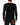 Dolce & Gabbana Black Linen Mesh Tattered Longsleeves T-shirt