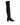 Dolce & Gabbana Black Suede Leather Knee High Boots Shoes
