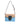 Dolce & Gabbana Blue Beige Exotic Leather LUCIA Crossbody Bag