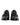 Dolce & Gabbana Black Leather Floral Lace Dress Formal  Shoes