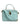 Dolce & Gabbana Mint Green Embossed Leather Padlock Shoulder Bag