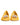Dolce & Gabbana Yellow Taormina Lace Crystals Flats Shoes