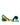 Dolce & Gabbana Green Mink Fur Satin Banana Leaf Sandals Shoes