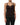 Dolce & Gabbana Dark Brown Lace Trim Wool Sleeveless Tank Top