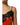 Dolce & Gabbana Red Black Lace Trim Silk Sleeveless Tank Top