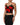 Dolce & Gabbana Red Black Lace Trim Polyester Sleeveless Tank Top