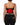 Dolce & Gabbana Red Black Lace Trim Polyester Sleeveless Tank Top