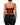 Dolce & Gabbana Red Black Lace Trim Polyester Sleeveless Tank Top