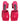 Dolce & Gabbana Pink Open Toe Block Heel Mules Sandals Shoes