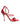 Dolce & Gabbana Red Satin Crystals Keira Sandals Heels Shoes