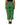 Dolce & Gabbana Green Cotton High Waist Cargo Trouser Pants