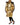Dolce & Gabbana Gold Hooded Puffer Quilted Full Zip Jacket