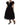 Dolce & Gabbana Black Crystal Embellished Midi A-line Dress