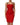 Dolce & Gabbana Red Stretch Bodycon Sheath Knee Length Dress