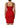 Dolce & Gabbana Red Stretch Bodycon Sheath Knee Length Dress