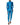 Dolce & Gabbana Blue Nylon Turtleneck Bodycon Jumpsuit  Dress
