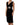 Dolce & Gabbana Black Velvet Flower Embellishment Aline Dress