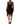 Dolce & Gabbana Black Lace Trim Long Sleeve Sheath Mini Dress