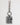 Dolce & Gabbana Black White DG Rubber Logo Silver Men Keychain Keyring