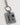 Dolce & Gabbana Black White DG Rubber Logo Silver Men Keychain Keyring