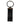 Dolce & Gabbana Black Leather Logo Metal Ring Keychain Holder Men Keyring