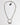 Dolce & Gabbana Silver Tone Brass Chain DG Logo Pendant Men Necklace