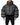 Dolce & Gabbana Black DG Monogram Full Zip Puffer Men Jacket