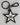 Dolce & Gabbana White Black DG Logo Star Rubber Men's Keychain Keyring