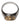 Dolce & Gabbana Silver Tone Engraved Two Color Real Brass Ring