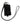 Dolce & Gabbana Black Leather Logo Embossed Lanyard Card Holder Wallet
