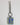 Dolce & Gabbana Blue Yellow DG Rubber Logo Silver Men Keychain Keyring